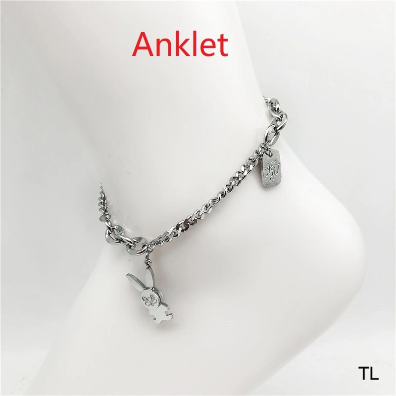 Manufacturer Customized 18K Gold-Plated Anklet Waterproof Top Fashion Anklet 18K Stainless Steel Bracelet Wholesale